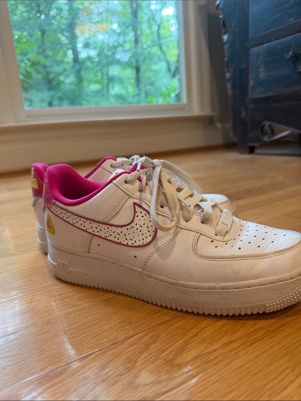 Nike Airforce 1 Limited Edition Dragonfruit Sneakers